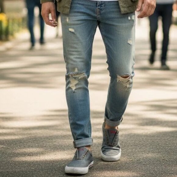 Polo Ralph Lauren Gray and Red Shoes - Size 11 - Picture 7 of 7